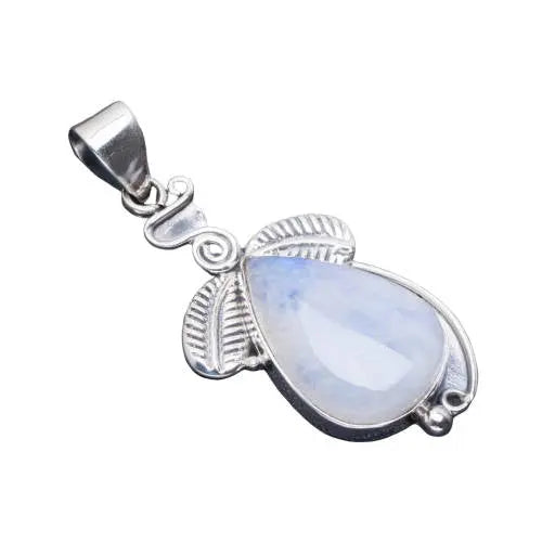 Pendentif goutte en Pierre de Lune "Aristée" élégant | Bijoux Chakra