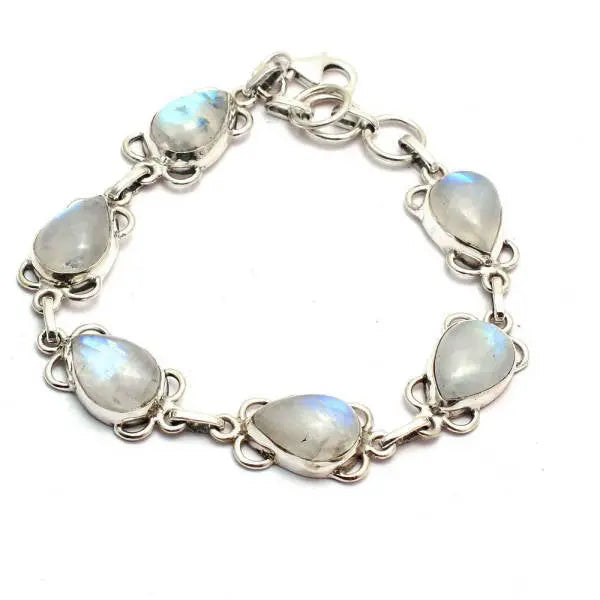 Bracelet en pierre de lune pour femme "Chroma" | Bijoux Chakra
