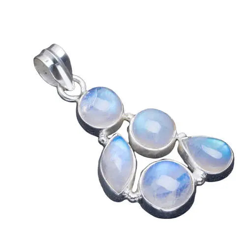Pendentif Sublime en Pierre de Lune "Yaksa" | Bijoux Chakra