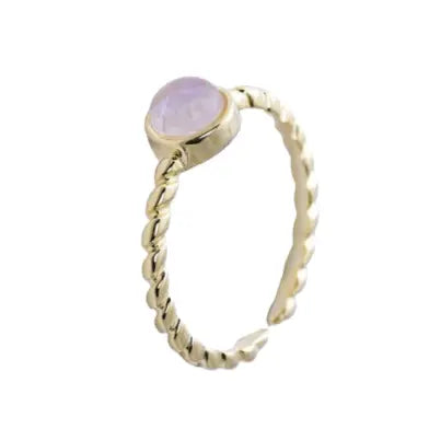 Bagage Intemporelle en Pierre de Lune Rose | Bijoux Chakra