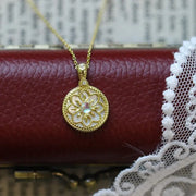 Médaillon Raffiné en Pierre de Lune | Bijoux Chakra