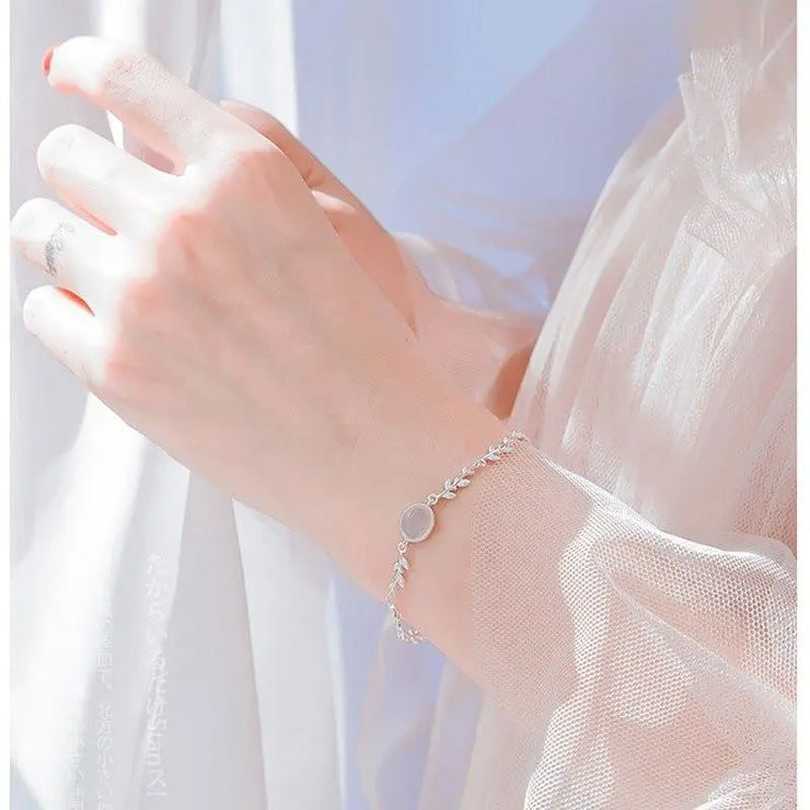 Bracelet Féminin Pierre de Lune "Confiance Éclatante" | Bijoux Chakra