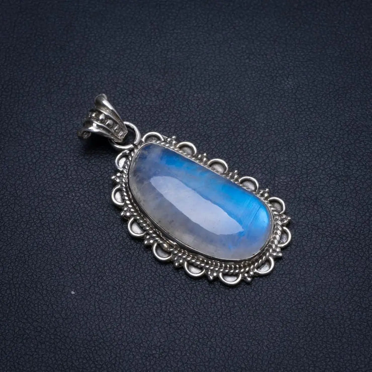 Pendentif Unique en Pierre de Lune, Fait Main "Apsara" | Bijoux Chakra