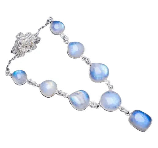 Collier envoûtant en Pierre de Lune "Foehn" | Bijoux Chakra