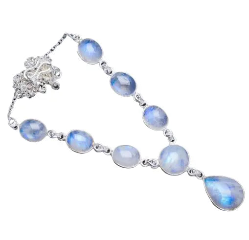 Collier Pierre de Lune ''Élégance Envoûtante'' | Bijoux Chakra