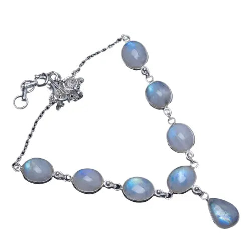Collier Bohème avec Pierre de Lune ''Élégance Sensuelle'' | Bijoux Chakra