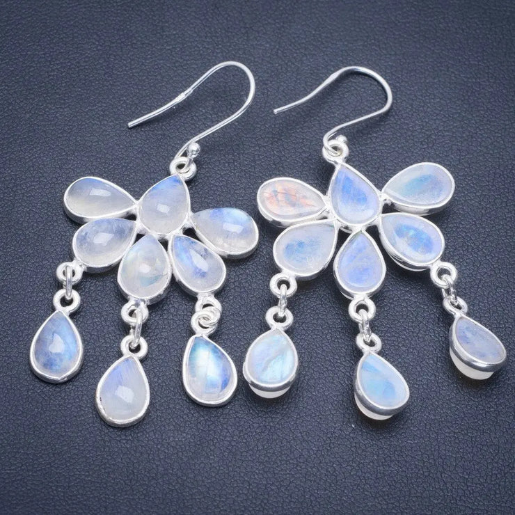 Boucles d'Oreilles Élégantes en Pierre de Lune "Aphrodite" | Bijoux Chakra