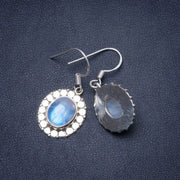 Boucles d'Oreilles Féminines avec Pierre de Lune "Sérénité" | Bijoux Chakra