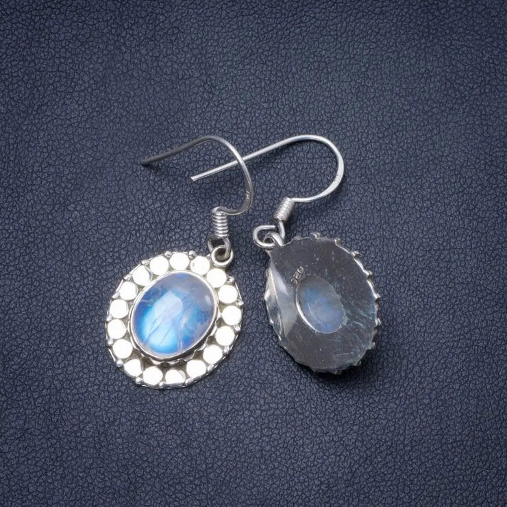 Boucles d'Oreilles Féminines avec Pierre de Lune "Sérénité" | Bijoux Chakra