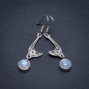 Boucles d'Oreilles Éclatantes avec Pierre de Lune "Renouveau" | Bijoux Chakra