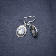 Créations Angéliques : Boucles d'Oreilles en Pierre de Lune | Bijoux Chakra