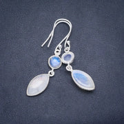 Boucles d'Oreilles Éblouissantes en Pierre de Lune | Bijoux Chakra