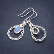 Boucles d'Oreilles Éclatantes en Pierre de Lune "Clémence" | Bijoux Chakra