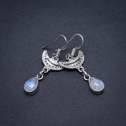 Créoles Éclatantes Shiva en Pierre de Lune | Bijoux Chakra