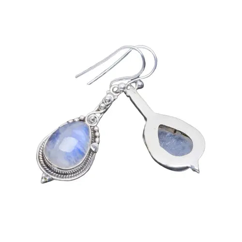 Boucles d'Oreilles Éblouissantes en Pierre de Lune "Clémentes" | Bijoux Chakra