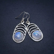 Boucles d'Oreilles Éclatantes avec Pierre de Lune en Gemme "Filantes" | Bijoux Chakra