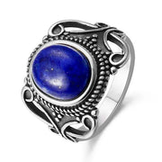 Élégante Bague en Argent avec Pierre de Lune "Isis" | Bijoux Chakra
