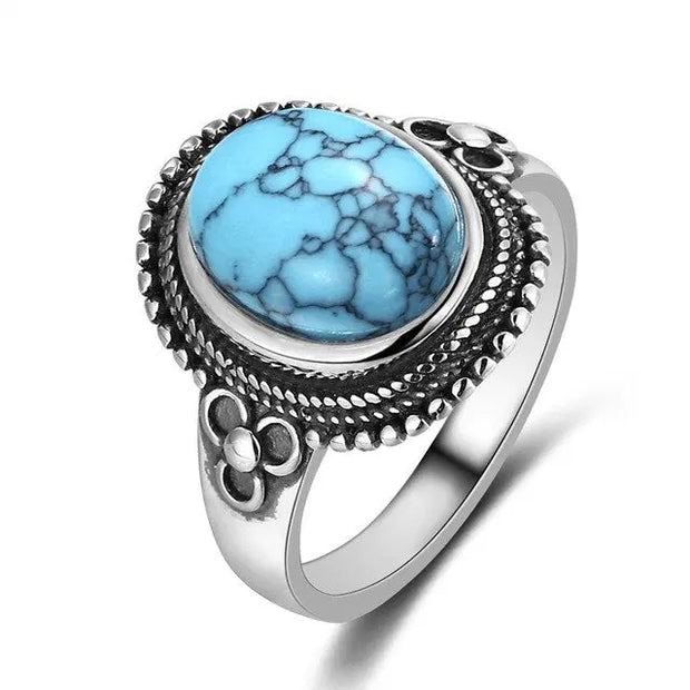 Élégante Bague en Argent avec Pierre de Lune "Isis" | Bijoux Chakra