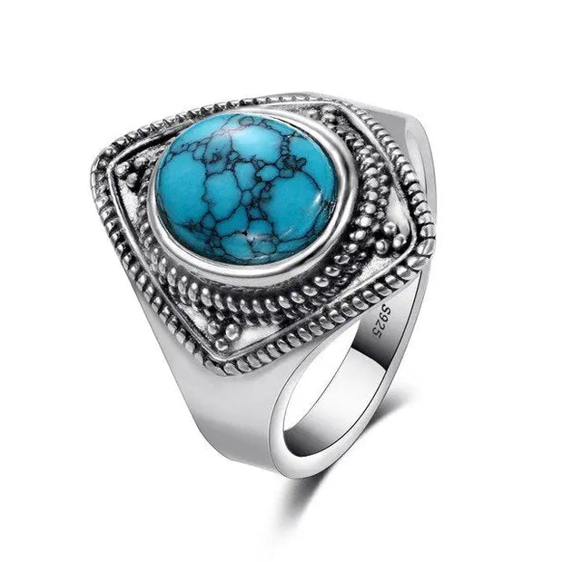 Élégante Bague en Argent avec Pierre de Lune "Isis" | Bijoux Chakra