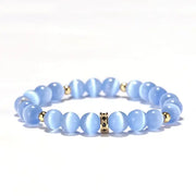 Bracelet en Opaline Pierre de Lune "Celestia" Envoûtant | Bijoux Chakra