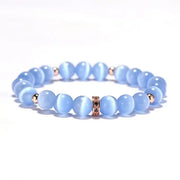 Bracelet en Opaline Pierre de Lune "Celestia" Envoûtant | Bijoux Chakra