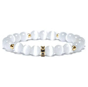 Bracelet « Mani » en Pierres de Lune Sphériques | Bijoux Chakra